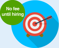 No fee until hiring
