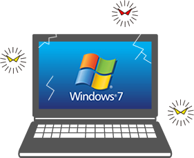 パソコンがWindows7のまま